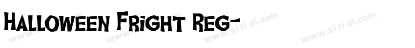 Halloween Fright Reg字体转换